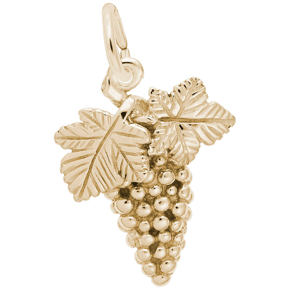 Charming Grapes Travel Charm - Perfect Souvenir from France 1930
