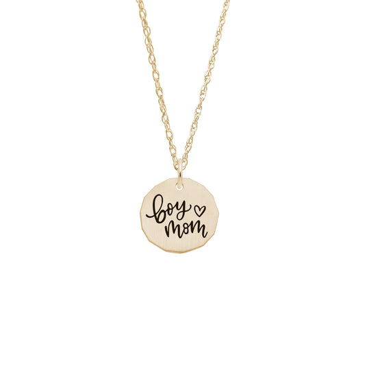 Boy Mom Necklace Set