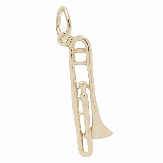 New Trombone Charm for Music Lovers - Perfect Gift for Musicians 2015