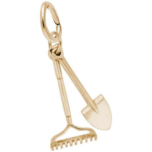 Rake and Shovel Charm for Construction Enthusiasts - Rembrandt 2019