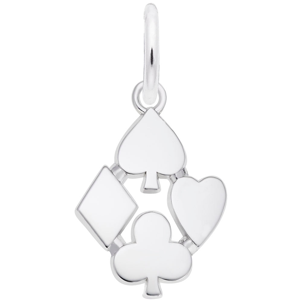 Playing Card Suits Charm - Good Luck Gaming Accessory 2022
