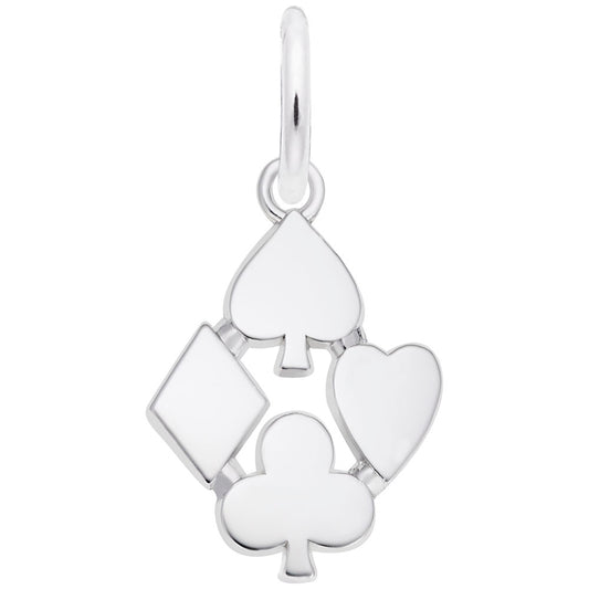 Playing Card Suits Charm - Good Luck Gaming Accessory 2022