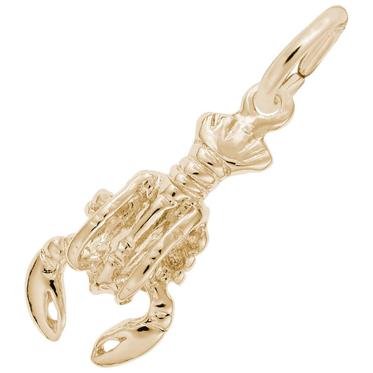 Small Lobster Charm - Nautical Sea Life Jewelry for Ocean Lovers 2067
