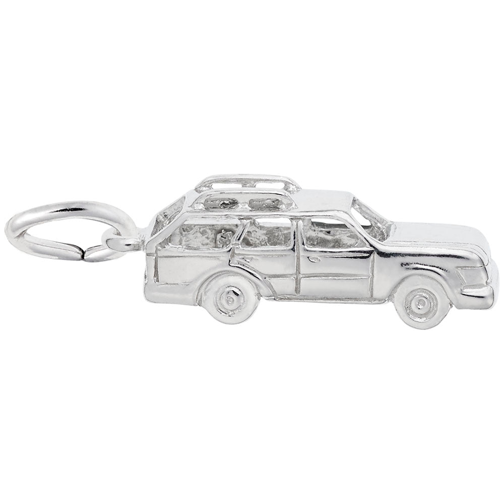 Station Wagon Charm for Travel Lovers - Unique Car Jewelry Gift 2108
