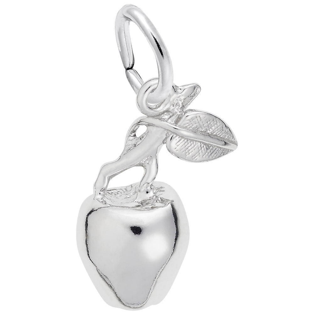 Autumn Apple Charm for Bracelets - Fall-Themed Jewelry Accessory 2110