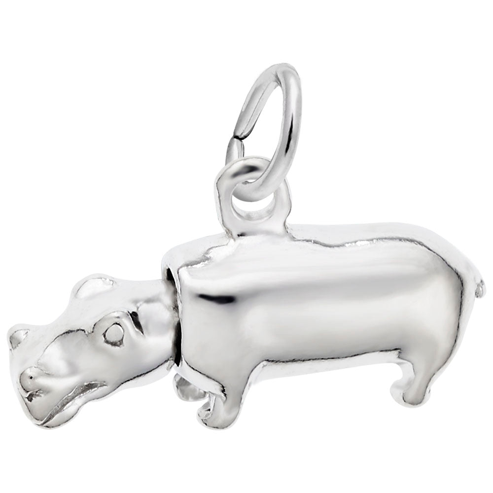 Adorable Hippo Charm for Animal Lovers - Perfect Gift Idea 2136