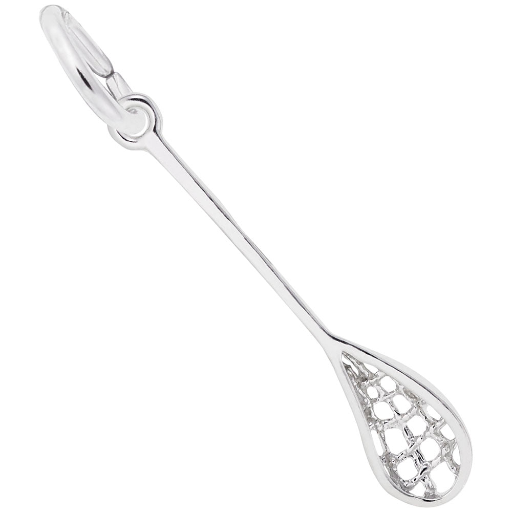 Traditional Lacrosse Stick Charm - Perfect Gift for Players 2165