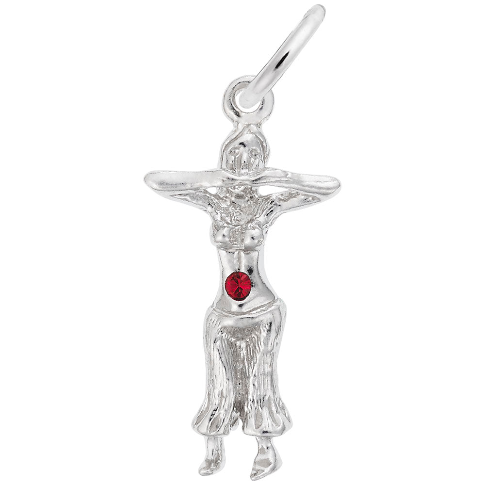 Elegant Belly Dancer Charm for Arts & Music Jewelry Collection 2184