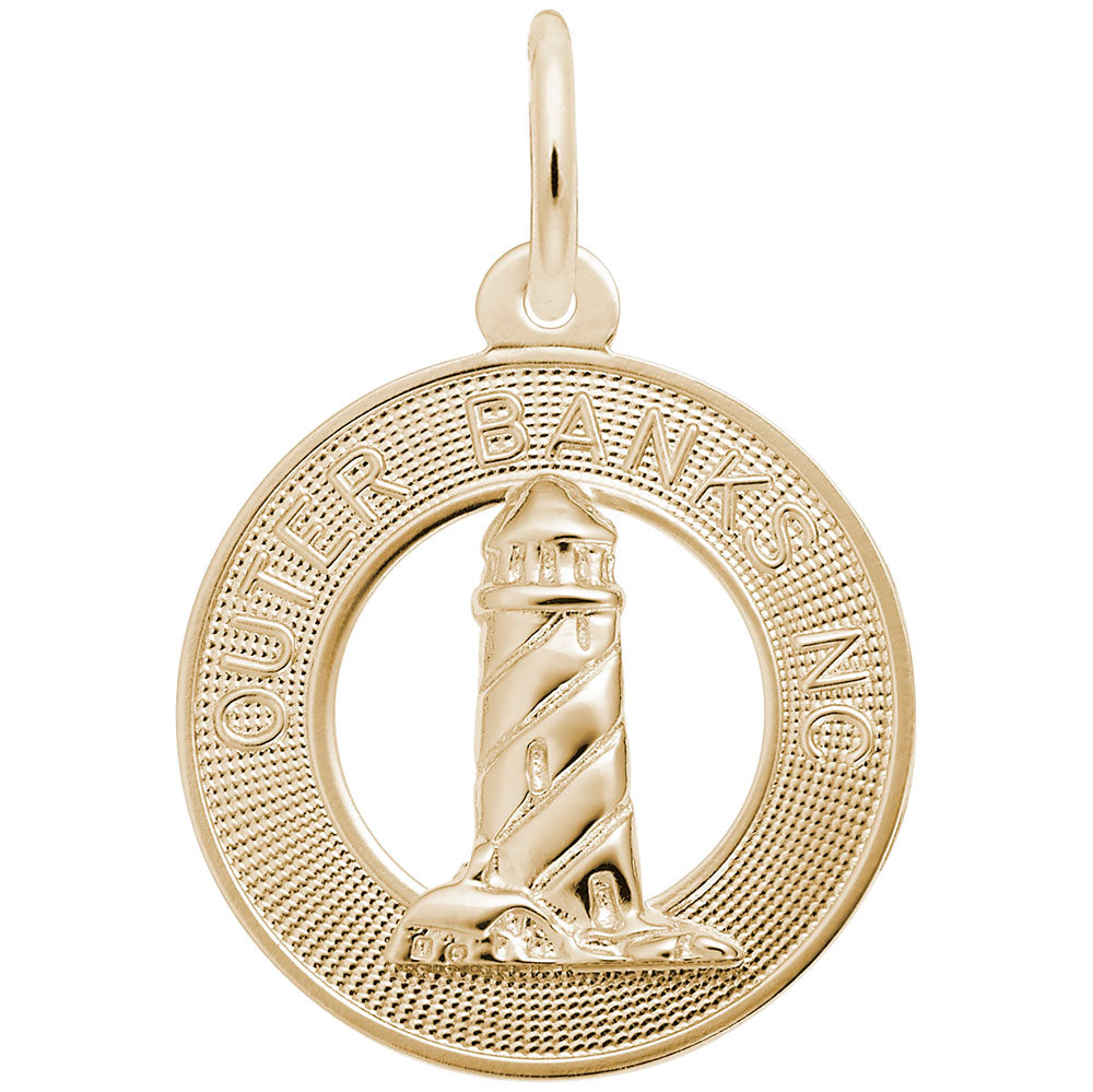 Outer Banks Lighthouse Charm - Nautical Jewelry for Ocean Lovers 2247
