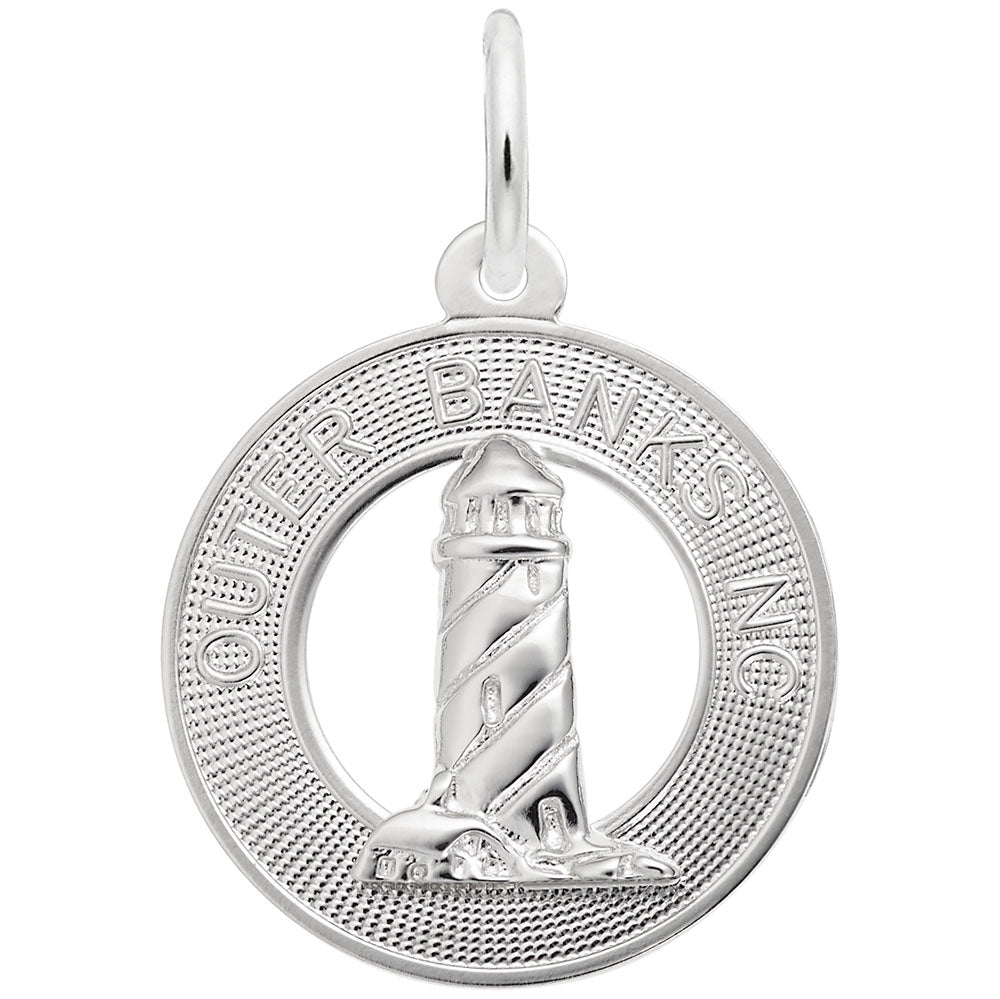 Outer Banks Lighthouse Charm - Nautical Jewelry for Ocean Lovers 2247