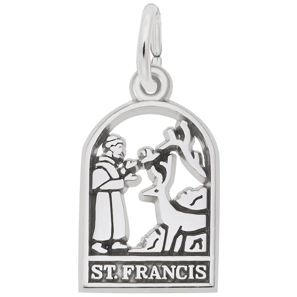 St. Francis Charm - Faith Symbol for Spiritual Connection & Blessings 2249