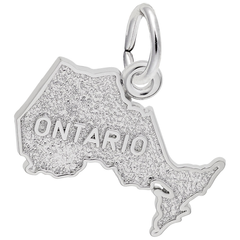 Ontario Map Charm - Travel Souvenir Jewelry for Adventure Lovers 2251