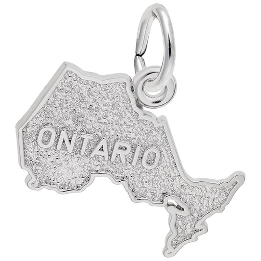 Ontario Map Charm - Travel Souvenir Jewelry for Adventure Lovers 2251