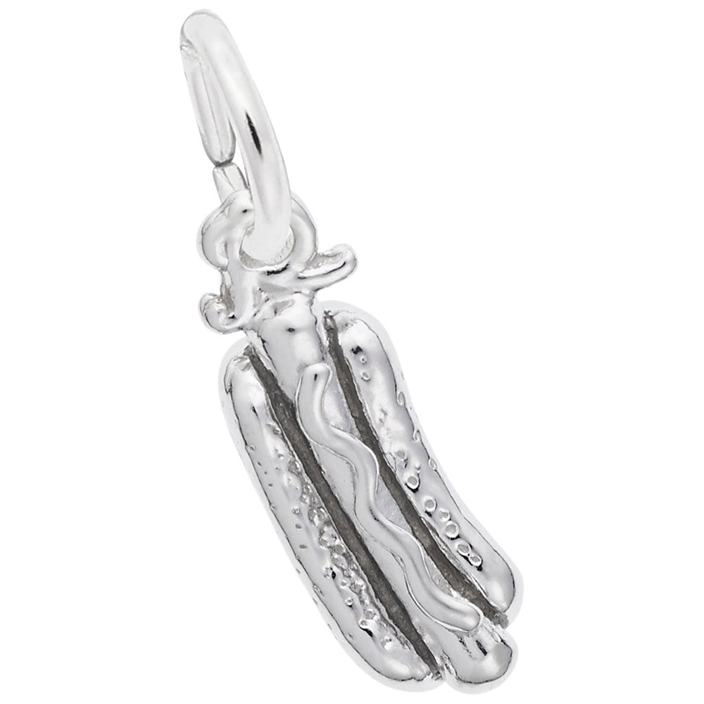 Delightful Hot Dog Charm for Arts & Music Enthusiasts 2267
