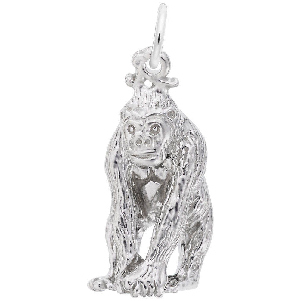 Premium Gorilla Charm for Animal Lovers - Unique Zoo Jewelry 2277