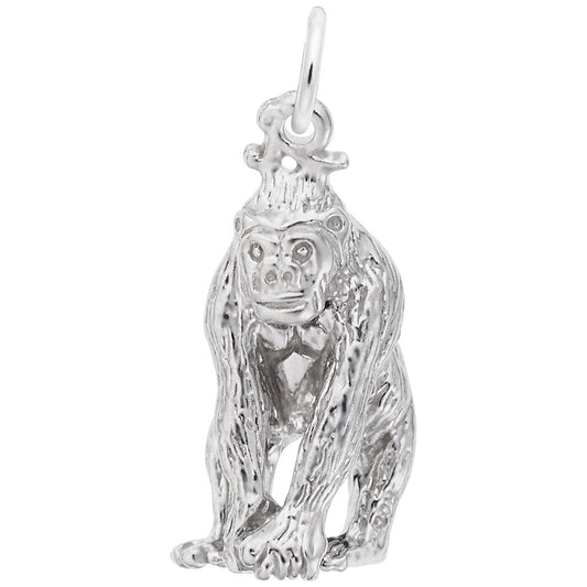 Premium Gorilla Charm for Animal Lovers - Unique Zoo Jewelry 2277