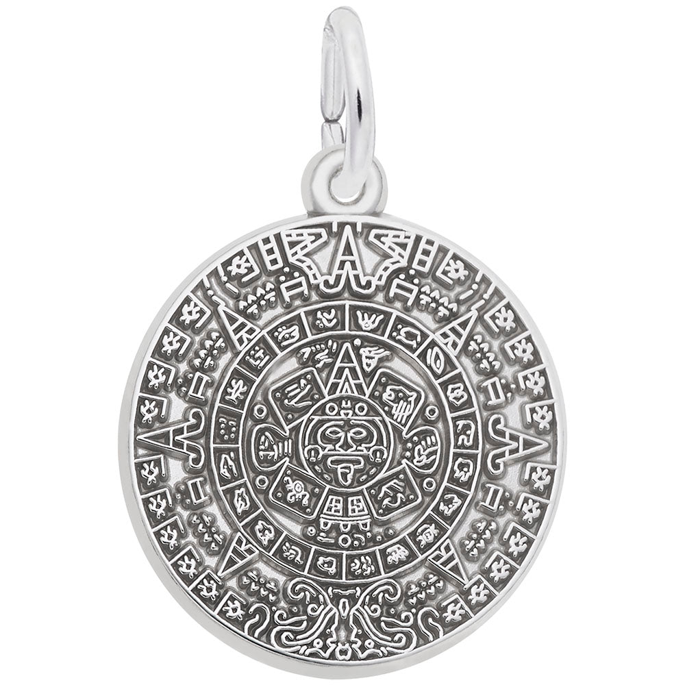 Aztec Sun Charm - Unique Travel Jewelry for Adventure Lovers 2281