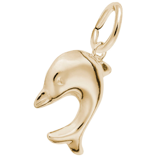 Diving Dolphin Charm - Nautical Sea Life Jewelry for Ocean Lovers 2295