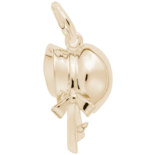 Colonial Bonnet Charm - Vintage Travel Jewelry for History Lovers 2306