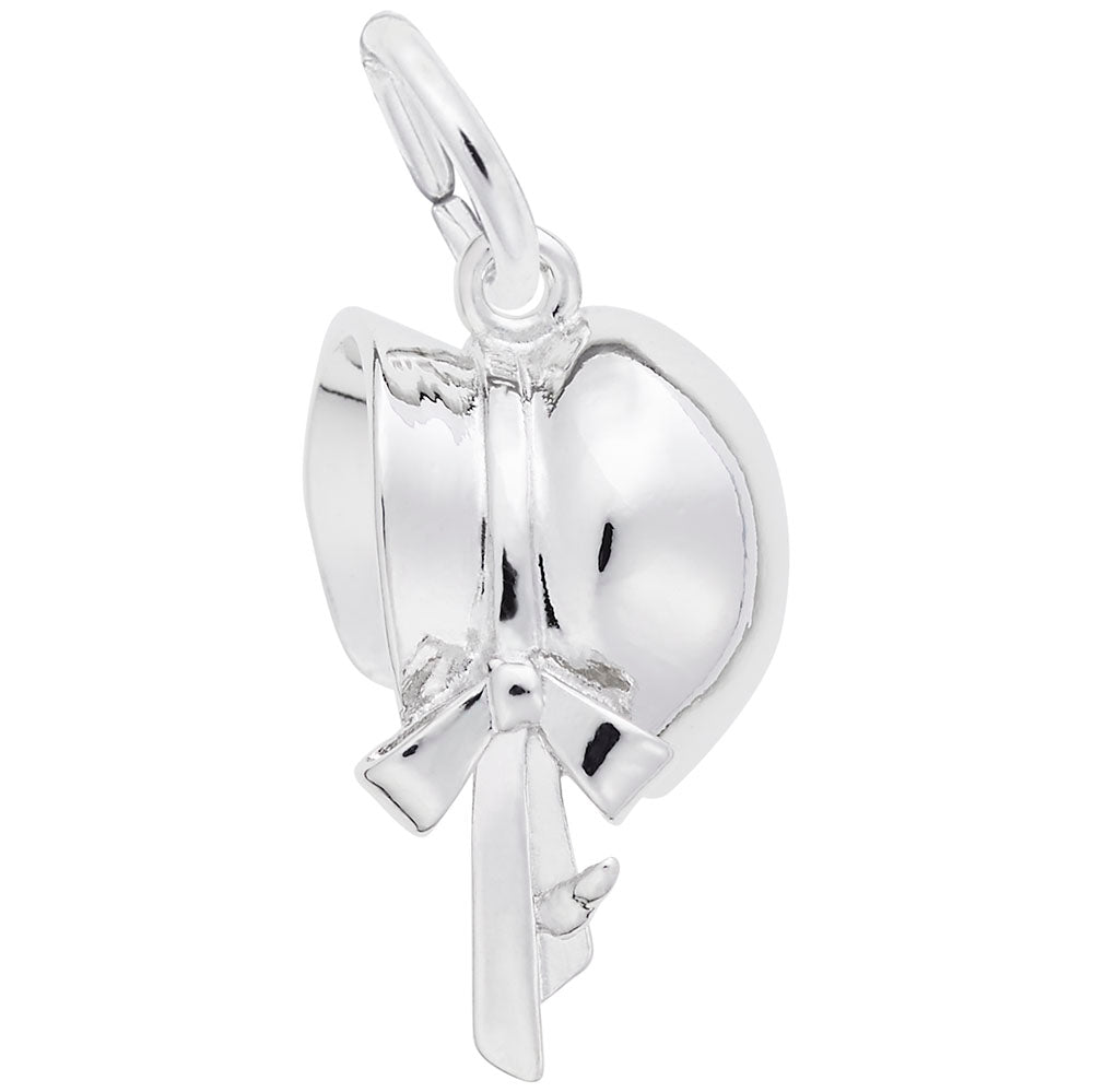 Colonial Bonnet Charm - Vintage Travel Jewelry for History Lovers 2306