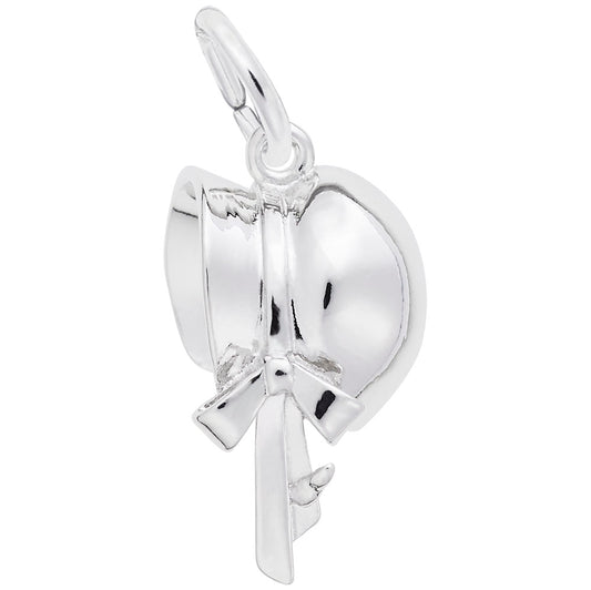 Colonial Bonnet Charm - Vintage Travel Jewelry for History Lovers 2306
