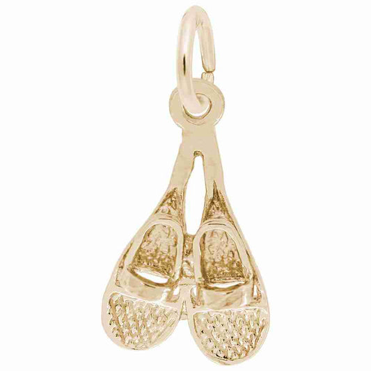 New Snow Shoes Charm for Winter Jewelry - Rembrandt Charms 2318