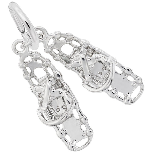 Snow Shoes Charm for Travel Lovers - Unique Adventure Jewelry 2324