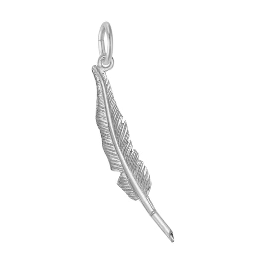 Feather Pen Charm