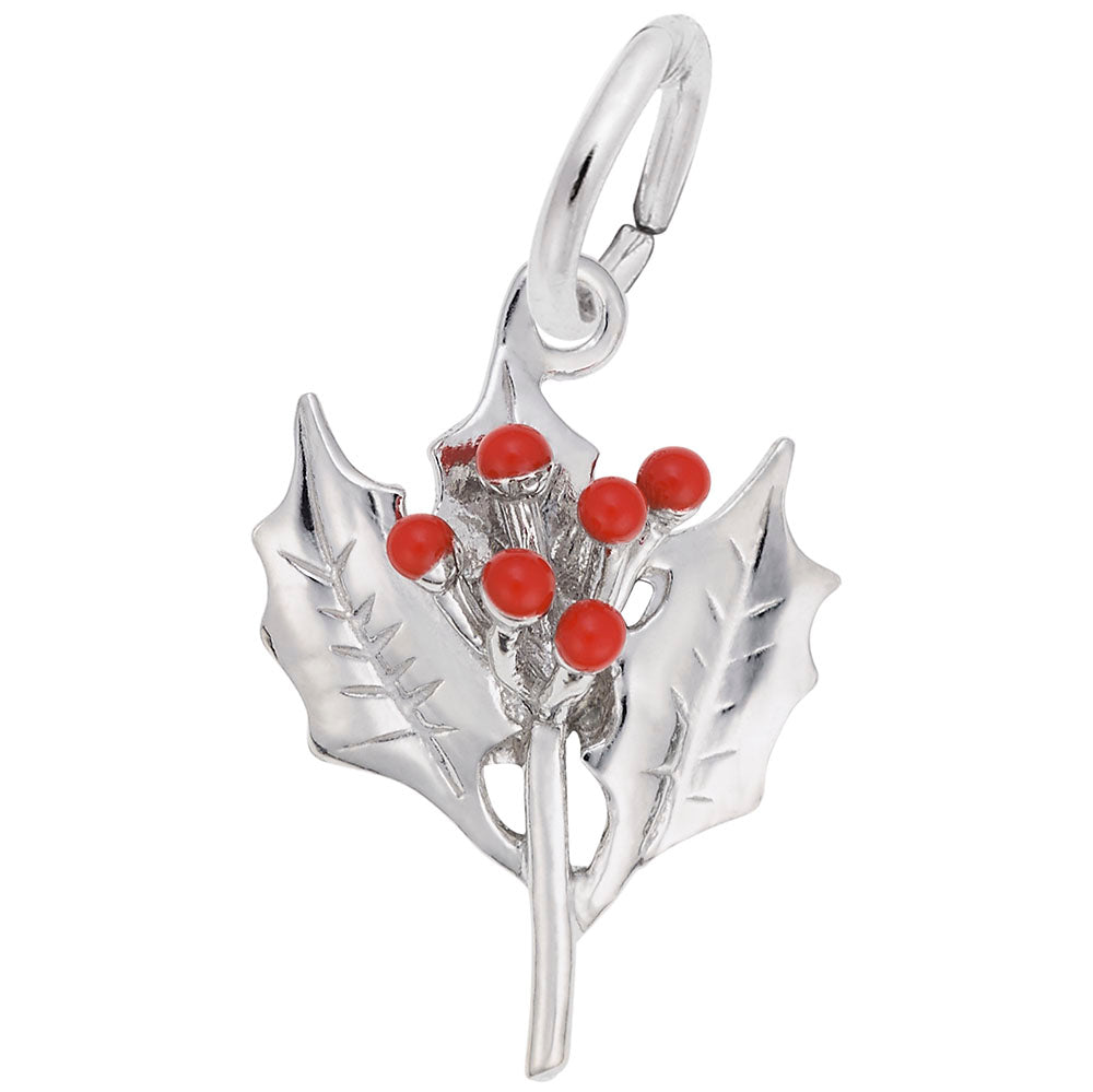 Christmas Holly Charm - Festive Holiday Jewelry for All Occasions 2349