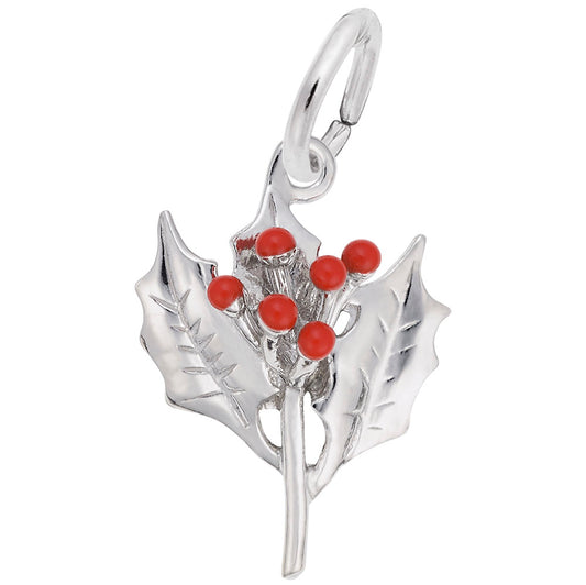 Christmas Holly Charm - Festive Holiday Jewelry for All Occasions 2349