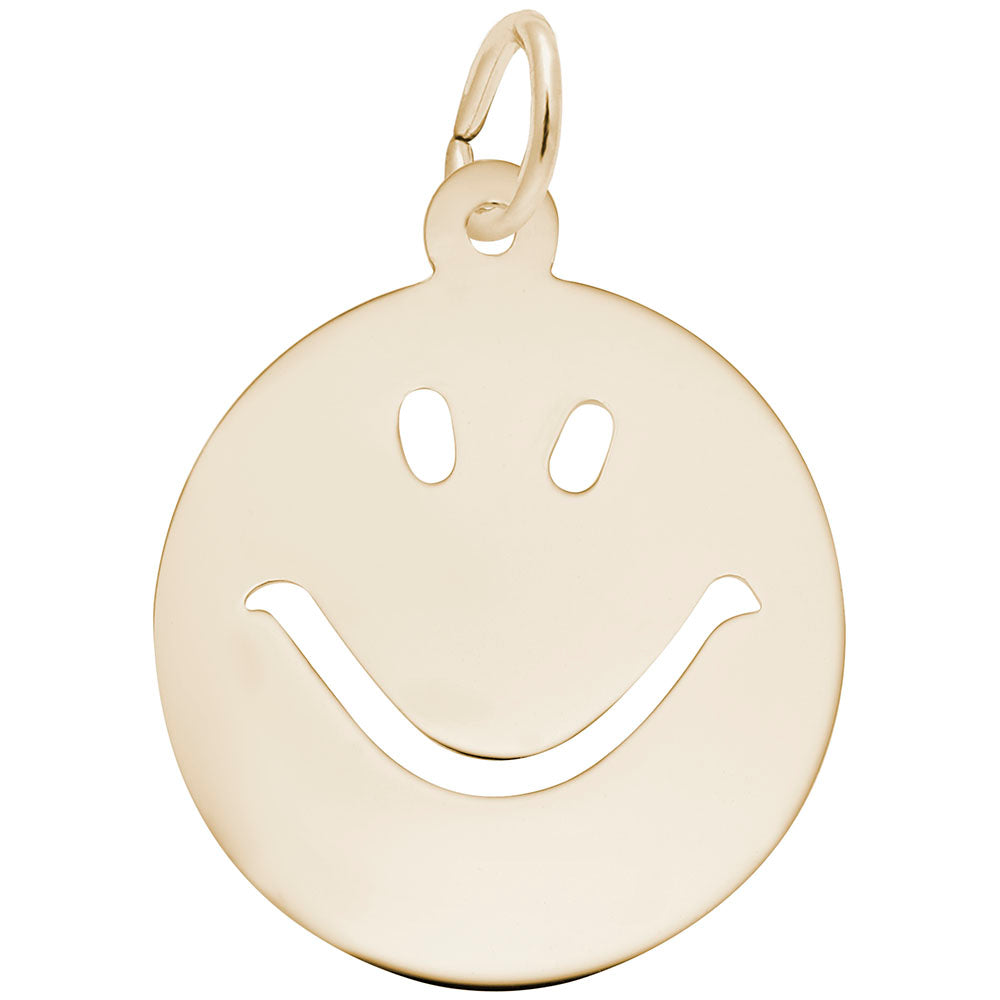 Happy Face Charm - Cheerful Symbol for Bracelets & Necklaces 2354