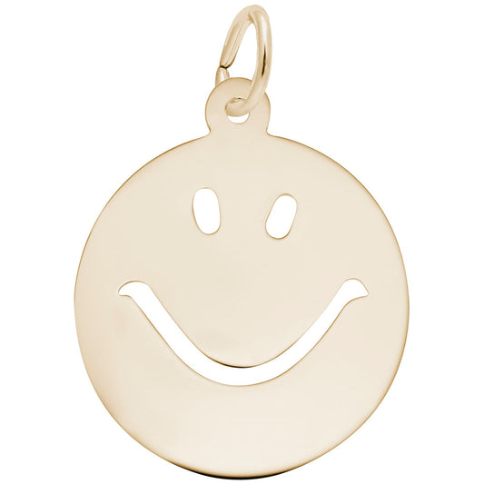 Happy Face Charm - Cheerful Symbol for Bracelets & Necklaces 2354