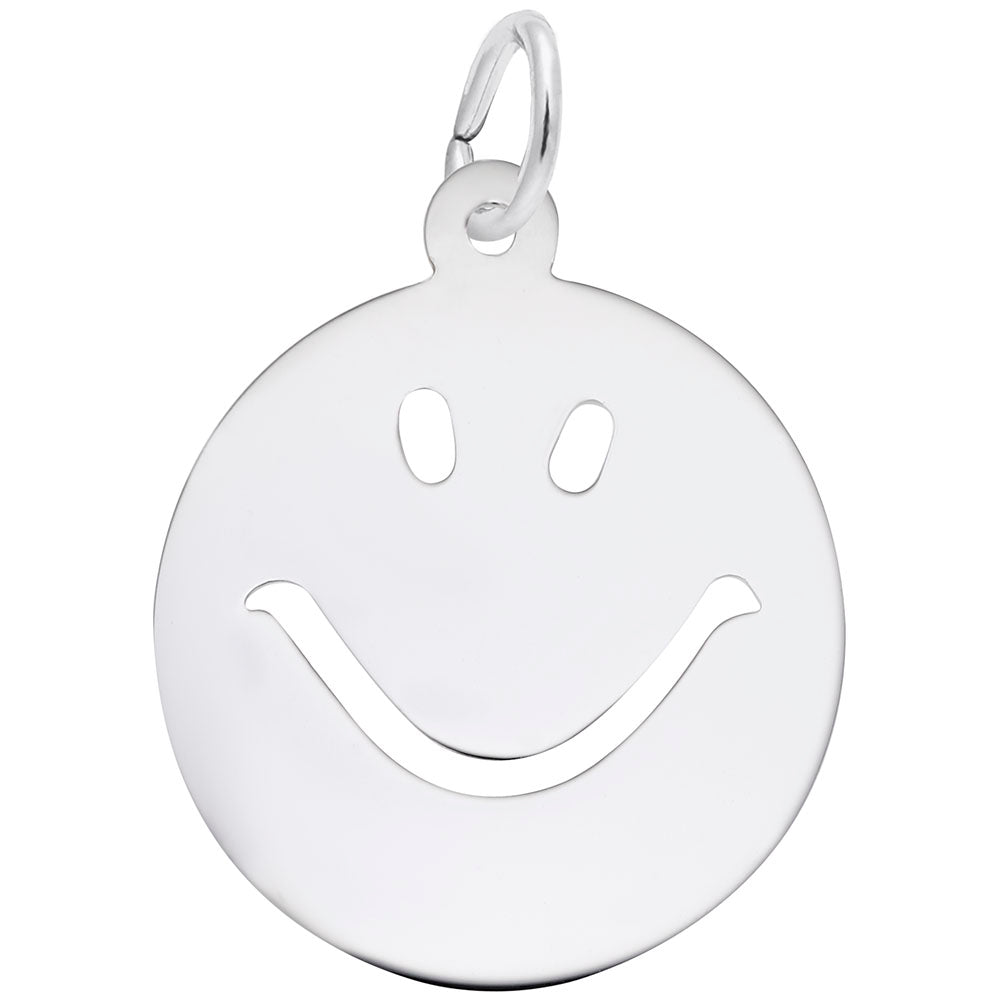 Happy Face Charm - Cheerful Symbol for Bracelets & Necklaces 2354