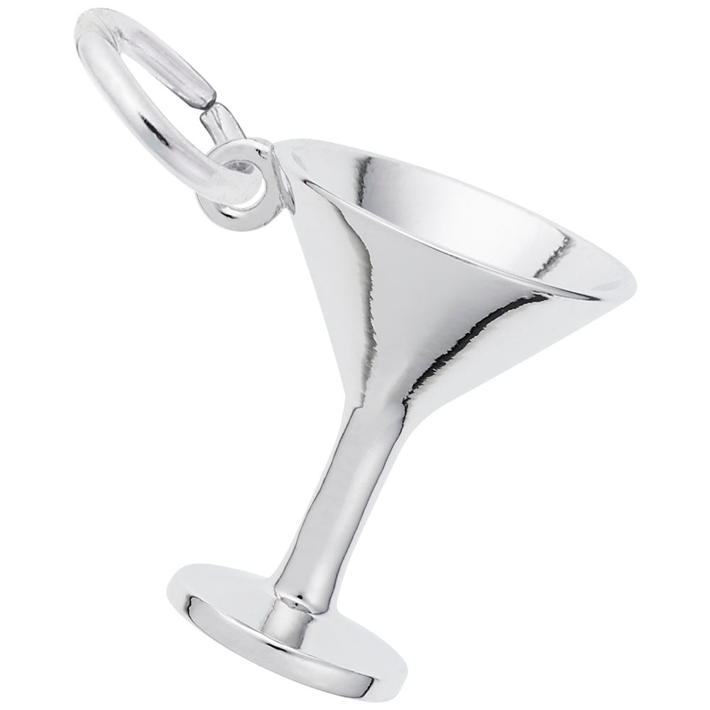 Elegant Martini Glass Charm for Jewelry - Perfect Gift Idea 2360