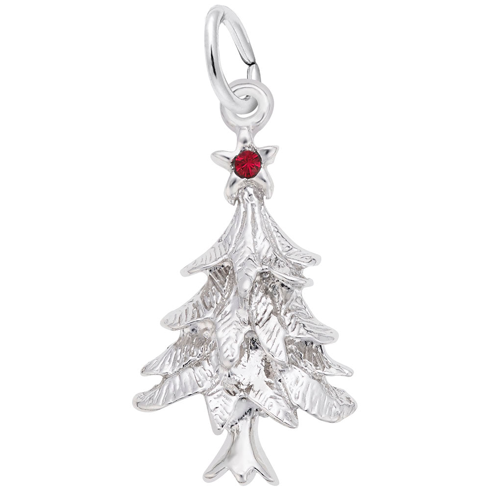 Festive Christmas Tree Charm for Holiday Jewelry Collection 2361