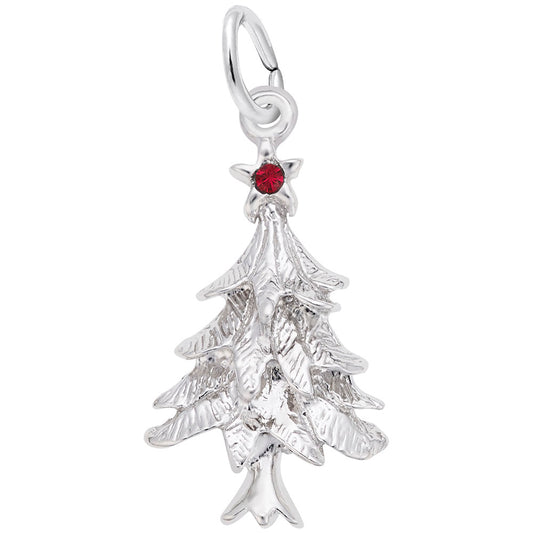 Festive Christmas Tree Charm for Holiday Jewelry Collection 2361