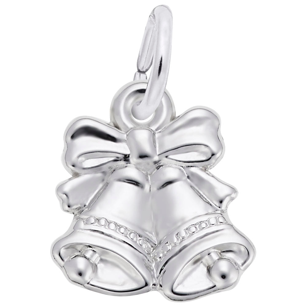Christmas Bells Charm for Weddings - Elegant Holiday Jewelry 2363