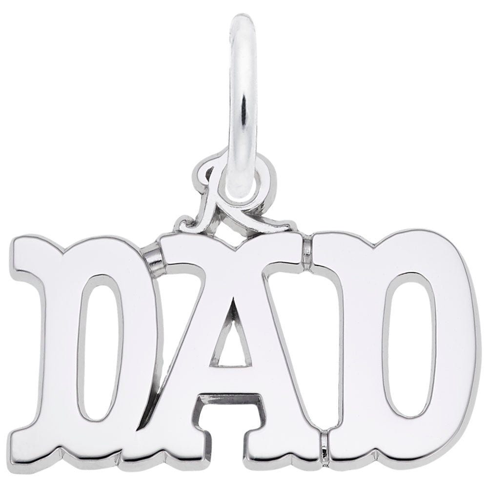 Personalized Dad Charm - Unique Family Friendship Keepsake 2373
