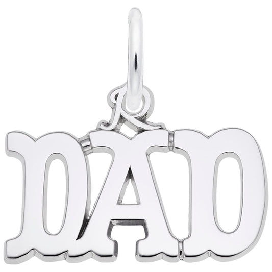 Personalized Dad Charm - Unique Family Friendship Keepsake 2373
