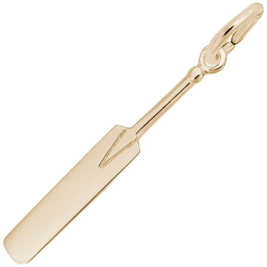 Cricket Paddle Charm - Sterling Silver Sports Jewelry for Fans 2379