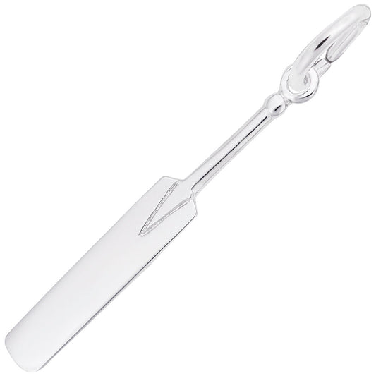 Cricket Paddle Charm - Sterling Silver Sports Jewelry for Fans 2379