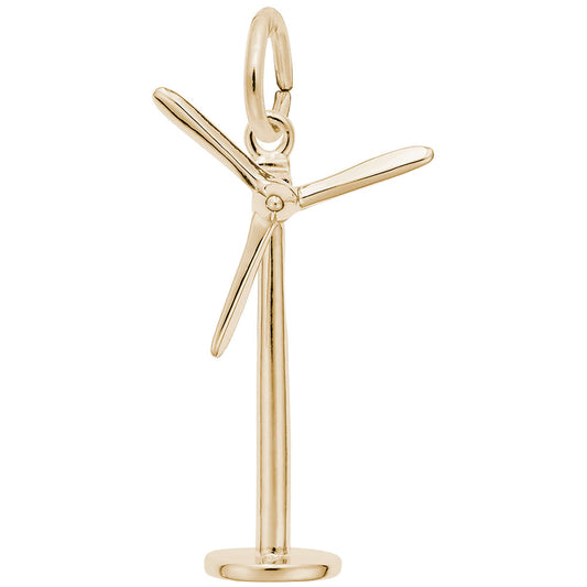 California Windmill Charm - Travel Souvenir for Adventure Lovers 2381