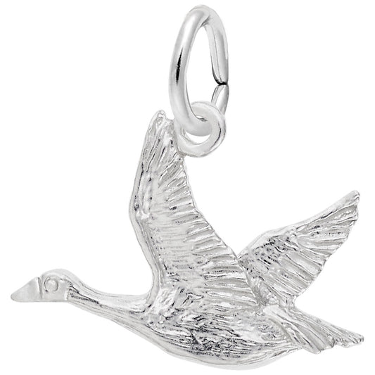 Canadian Goose Charm - Elegant Patriotism Jewelry for Nature Lovers 2384
