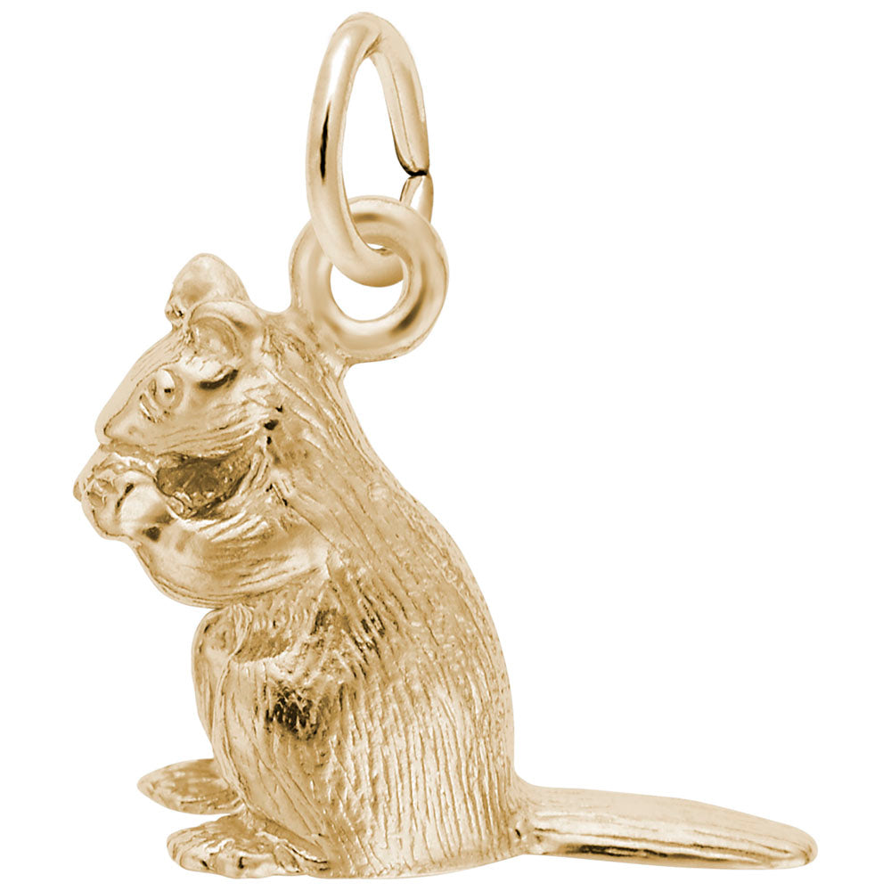 Adorable Chipmunk Charm for Pet Lovers - Unique Animal Jewelry 2389