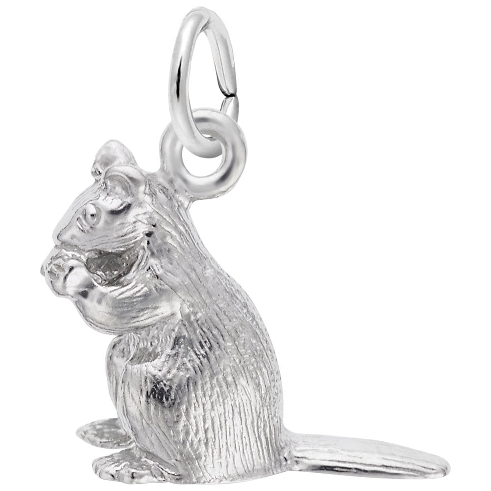 Adorable Chipmunk Charm for Pet Lovers - Unique Animal Jewelry 2389