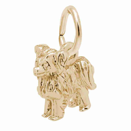 New Papillon Dog Charm - Adorable Pet Jewelry for Dog Lovers 2397