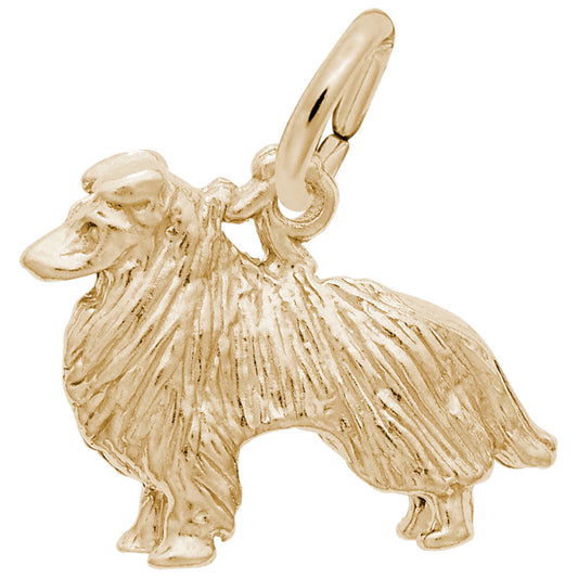 Collie Dog Charm - Adorable Pet Jewelry for Dog Lovers 2403