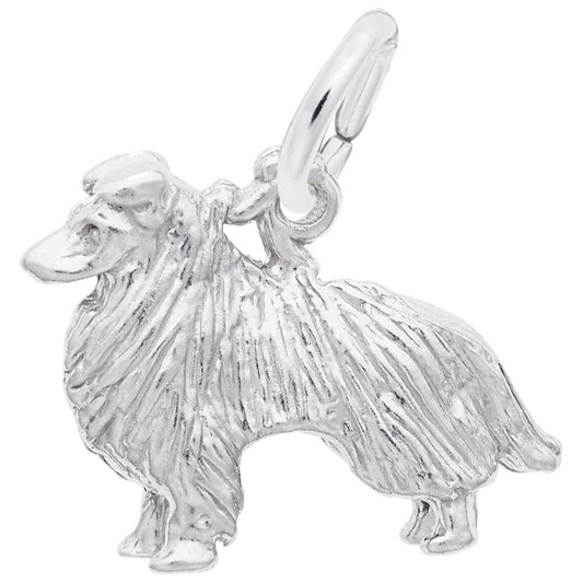Collie Dog Charm - Adorable Pet Jewelry for Dog Lovers 2403