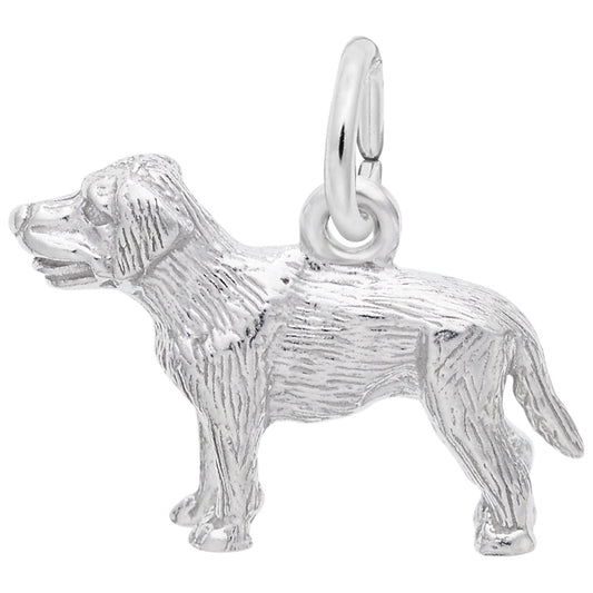 Small Labrador Retriever Dog Charm - Adorable Pet Jewelry Gift 2404