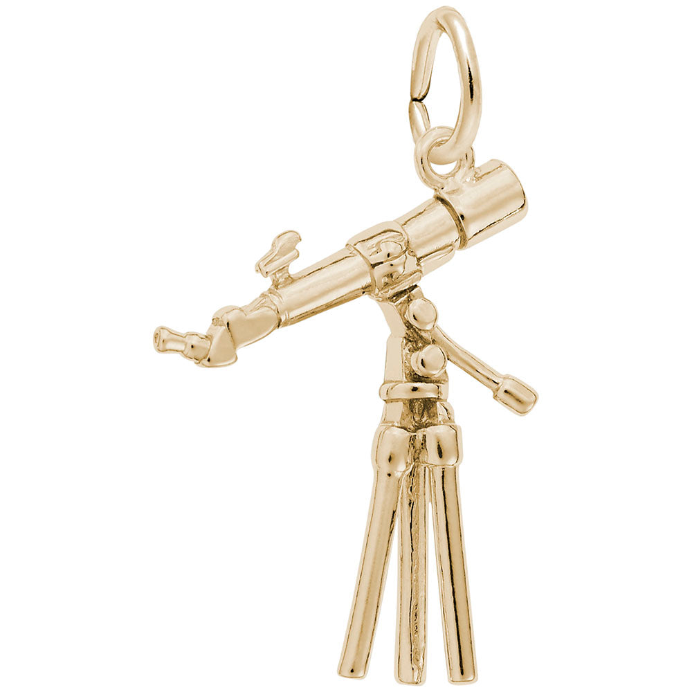 Science Telescope Charm for Astronomy Lovers - Rembrandt Charms 2415